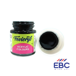 FEVICRYL ACRYLIC COLOUR BLACK 02 15ML